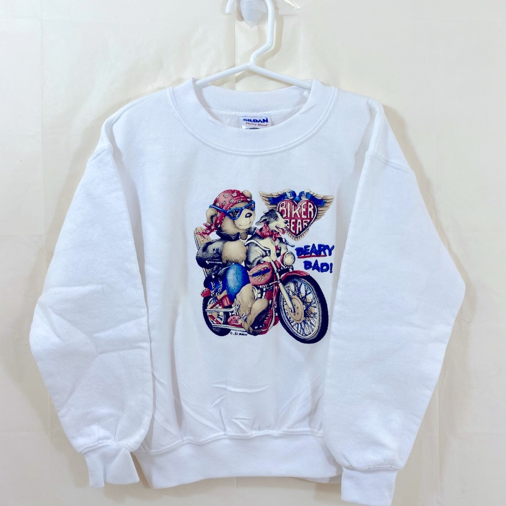 New Beary Bad Biker Toddler Sweatshirt!